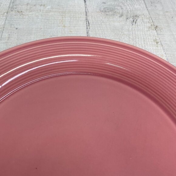 Nancy Calhoun DARK ROSE Japan Solid Color 8" Smooth Stoneware Salad Plates Set 5 - Picture 14 of 16